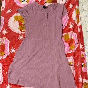 Art Class Kids Casual Dress in Lavender